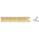 Угол Decor Dizayn C1025-553 Полистирол 2400*25*25 мм