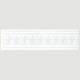 Бордюр Cosca W80(2)P-W27 Полистирол Белый 2400*80*12 мм