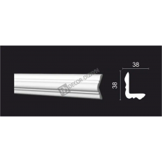 Уголок Decor Dizayn DD801 Полистирол 2000*38*38 мм